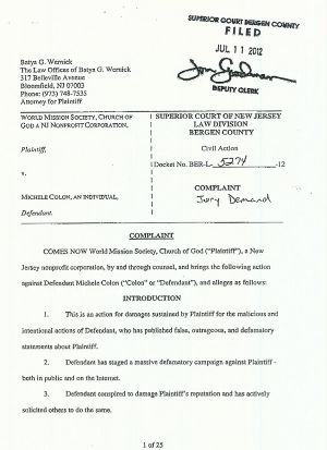 WMSCOG Files Second Multi-Million Dollar Lawsuit Against Former Member