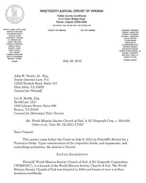 WMSCOG Attorney John Dozier’s Death – WMSCOG vs Colon, Newton VA #2011-17163