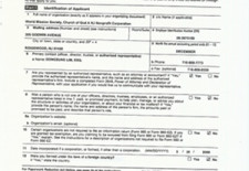 World Mission Society Church of God IRS Tax Exempt Application Ridgewood, NJ