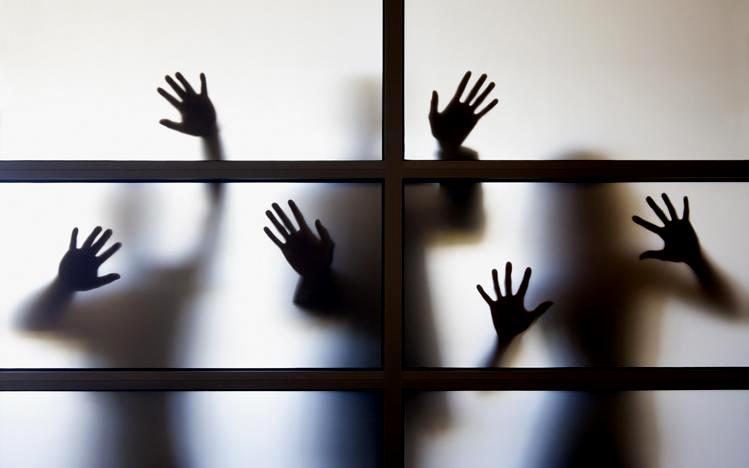 People trapped in office